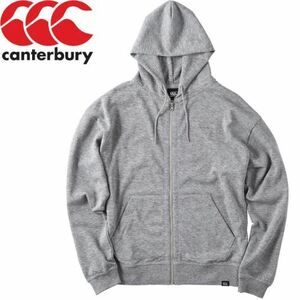 【canterbury】カンタベリー ZIP スウェット パーカー Mサイズ Gray