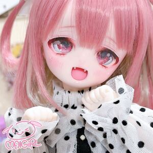 ＊MAIGiRL＊ DDH-01 にぱにぱちゃん セミホワイト肌 カスタムヘッド+おまけアイ