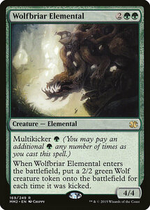 MTG ■緑/英語版■ 《狼茨の精霊/Wolfbriar Elemental》モダンマスターズ2015 MM2