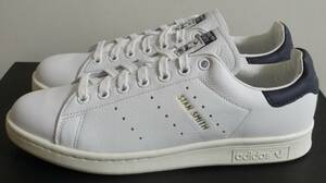 ほぼ新品 スタンスミス 2017年製 JP26.0cm 白×紺 CQ2870 天然皮革 生産終了 アディダス adidas stansmith ホワイト×ネイビー 人気 定番