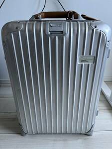 リモワ RIMOWA ルフトハンザ747-8 トパーズ 2輪 廃盤貴重 中古 即決 ギャランティ付属 機内持ち込みサイズ 全国送料無料