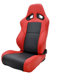 G-Bring スポーツ シートカバー レカロ RECARO SR-7F用(レッド×センターブラック 品番 GBRC-001CB)