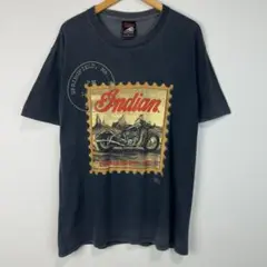 90s indian motorcycle アメカジ　半袖　tシャツ 古着