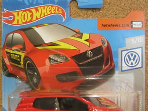 Hot Wheels VOLKSWAGEN GOLF GTI VOLKSWAGEN 5/10 フォルクスワーゲン ゴルフ GTI MOMO モモ レーシングカラー USカード ロブ・マテス