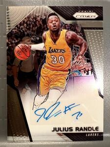 HOT Auto 17 Panini Prizm Julius Randle ジュリアス・ランドル NBA 直筆 サイン Lakers レイカーズ ユニフォーム Knicks ニックス バスケ