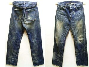 即決[W34]LVC 66501-0188 旧日本製 スライディングフィニッシュ SLIDING FINISH 501XX ビンテージ復刻 LEVI’S VINTAGE CLOTHING■4950