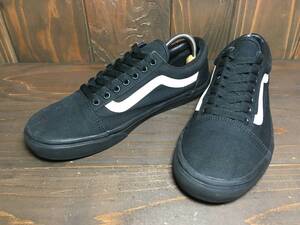 ★VANS バンズ 国内企画 OLD SKOOL オールドスクール CVS 黒×白 26.5ｃm 美品 Used 検 SK8 スリッポン ハーフキャブ スタイル36 ERA