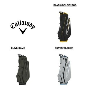 ★新品★送料無料★ キャロウェイ Callaway Chev スタンドバッグ 2024 BLACK/GOLDENROD