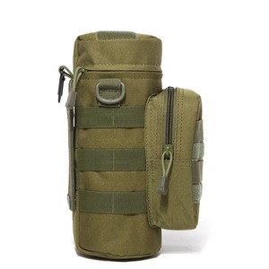 ボトル バッグ 【27cm (h) x 11cm (w)※ストラップなし】【Army green】ウォーターボトル キャンプ ハイキング サイクリング トラベル