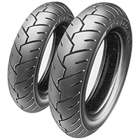 MICHELIN(ミシュラン) バイク タイヤ S1 80/100-10 46J TL/TT フロント/リア 309015 Today(AF61/AF67)｜Dio(AF62/AF68)｜ジョル