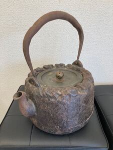 龍文堂造 鉄瓶 煎茶道具 茶道具　急須　湯沸 時代品 鉄器 骨董 湯沸　希少品