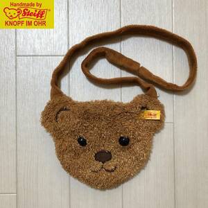 Steiff シュタイフ Teddy Bag テディベア バッグ ショルダーバッグ ポシェット 肩掛カバン BROWN ブラウン