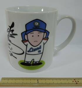 04H■西武ライオンズ　松坂大輔　陶器製イラスト　マグカップ■　未使用　　　　　　　　　　　　　　　　　　　　　　