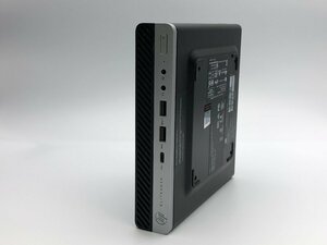 【ハード王】1円～/デスク/HP EliteDesk800G4DM35W/Corei5-8600T/8GB/ストレージ無/11806-R23