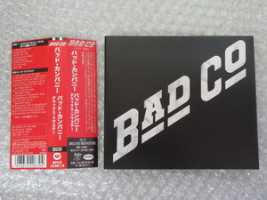 CD/2枚組/バッド・カンパニー Bad Company/バッド・カンパニー デラックス・リマスター/紙ジャケ/WPCR16387-8/帯付/美品