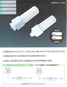 COWELL(コーウェル) CWT-FHT-8W-5000K コンパクト蛍光灯形LEDランプ 昼白色 新品未使用