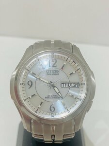 【OAK0915.8-593YH】１円スタート CITIZEN シチズン ATTESA アテッサ デイデイト Eco-Drive H100-T010601 腕時計 稼働品 付属品無し 中古