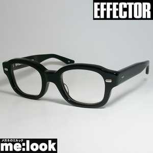 EFFECTOR エフェクター クラシック 眼鏡 メガネ フレーム ボーダー　border-BK 度付可 ブラック　BORDER-BK