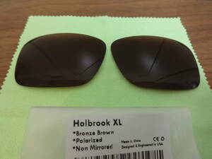 超処分価格！！！★オークリー HOLBROOK XL　OO9417 　ホルブルックXL用 カスタム偏光 レンズ BROWN Color 