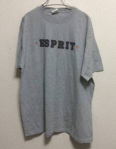 未使用品 ESPRIT エスプリ カラフルロゴ プリントTシャツ L 90年代スタイルに◎ シンプル ルーズシルエット ストリート ビンテージ 90