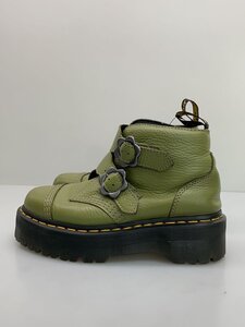 Dr.Martens◆ブーツ/UK5/GRN/レザー/aw006