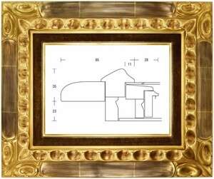 フォーブ 金 サイズM25号