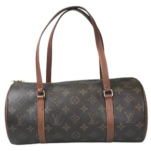 【1円～】ルイヴィトン Louis Vuitton バッグ ハンドバッグ モノグラム 旧パピヨン30 レザー ブラウン M51365 中古