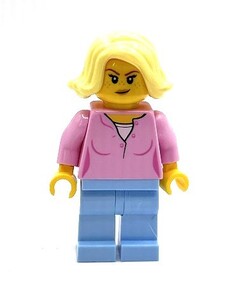 即決 新品 未使用　レゴ LEGO ミニフィグ　ミニフィギュア　シティ女の子　女性　ボブヘアー