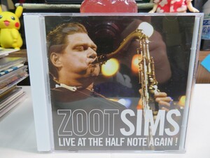 青7｜無傷★CD ★ ZOOT SIMS（ズート・シムズ）「Live at the Half Note Again!」