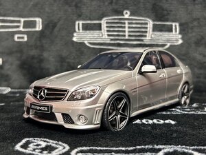 GT spirit 1/18 Mercedes Benz C63 AMG 2008 W204　Silver　メルセデス　ベンツ　GTスピリット　ミニカー