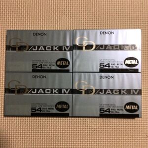 DENON【日本コロンビア株式会社】 METAL CD JACKⅣ メタルポジション　カセットテープ4本セット【未開封新品】●