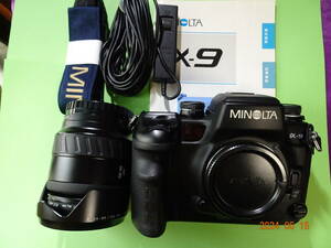 美品　ミノルタ（MINOLTA ） α-9 　フィルムカメラ、レンズ及び付属品付