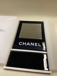 ◇未使用 長期保管品◇ CHANEL シャネル　スタンドミラー　両鏡面　片面拡大鏡　回転式