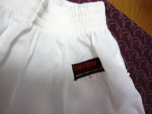 昭和レトロ　半ズボン　ショーパン　Star　Cromn　東京　白　Lサイズ　ナイロン100％　つるつる-売れてます　最後の1枚　M出品中　　未使用