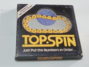  ●未使用品●　【VINTAGE・80s・USA製】TOP-SPIN NUMBERS PUZZLE GAME パズル　