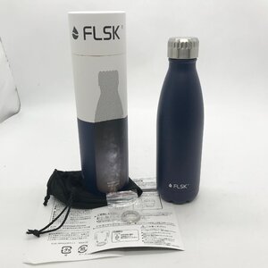 ◎N270【未使用】FLSK フラスク 炭酸対応 水筒 500ml 真空断熱 ドイツ ステンレスボトル 保温 保冷 炭酸OK 魔法瓶 直飲み (ma)