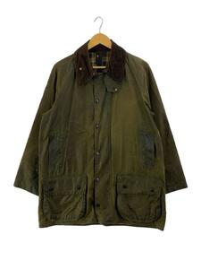 Barbour◆ジャケット/-/コットン/KHK/無地/BARBOUR CARE/90年代/ビューフォート