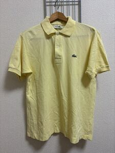 ［CHEMISE LACOSTE］ラコステ 半袖ポロシャツ イエロー　3 Y3085