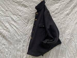 珍品 校章 ボタン オールド 学生服 ウール ジャケット JAPAN VINTAGE ジャパンビンテージ 日本の古い服 30s40s50s 昭和初期 戦前 戦後