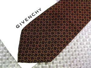 ♪35400C♪良品【ペイズリー スクエアドット 柄】ジバンシィ【GIVENCHY】ネクタイ