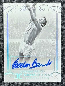 LEAF 2018 IMMORTAL COLLECTION GORDON BANKS ゴードン バンクス イングランド代表 20枚限定 直筆サインカード ジャージNo. 1/20 AUTO