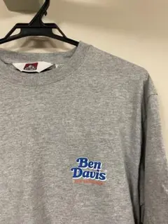 BEN DAVIS ベンデイビス 長袖 Tシャツ ロンT ユニセックス グレー