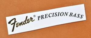 ★ Fender PRECISION BASS ロゴ ウォータースライドデカール ★