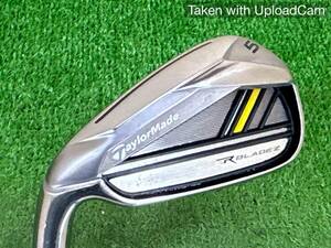 【希少!そこそこ美品/レフティー 左利き5番アイアン】TaylorMade テーラーメイド ROCKET BLADEZ ロケットブレイズ 純正スチールシャフト 