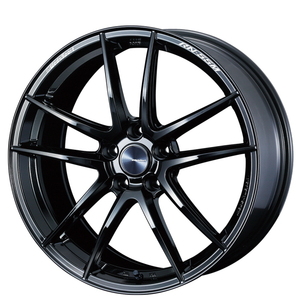 YOKOHAMA ADVAN dB V553 245/45R18 WedsSport RN-55M GLOSS BLACK 18インチ 8J+45 5H-114.3 4本セット