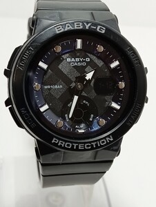 1円【稼働/現状品】CASIO　BABY-G ベビージー　腕時計　BGA-250　ブラック　ユニセックス