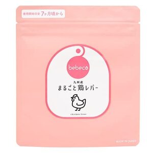 bebeco まるごと鶏レバー 40g 国産 粉末 離乳食 ベビーフード 鉄分7か月頃から …