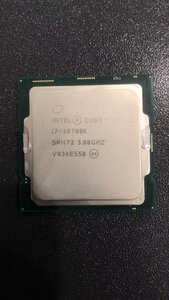 CPU インテル Intel Core I7-10700K プロセッサー 中古 動作未確認 ジャンク品 - A510