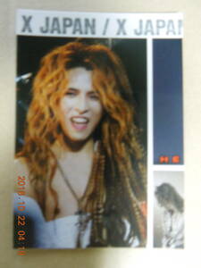 No.098 ： X JAPAN / YOSHIKI / Trading Collection Card トレーディングコレクションカード