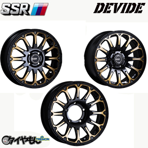 SSR DEVIDE FT ディバイドFT ディヴァイド 20インチ 6H139.7 8J +20 4本セット ホイール ディープゴールド FJクルーザー ハイラックス